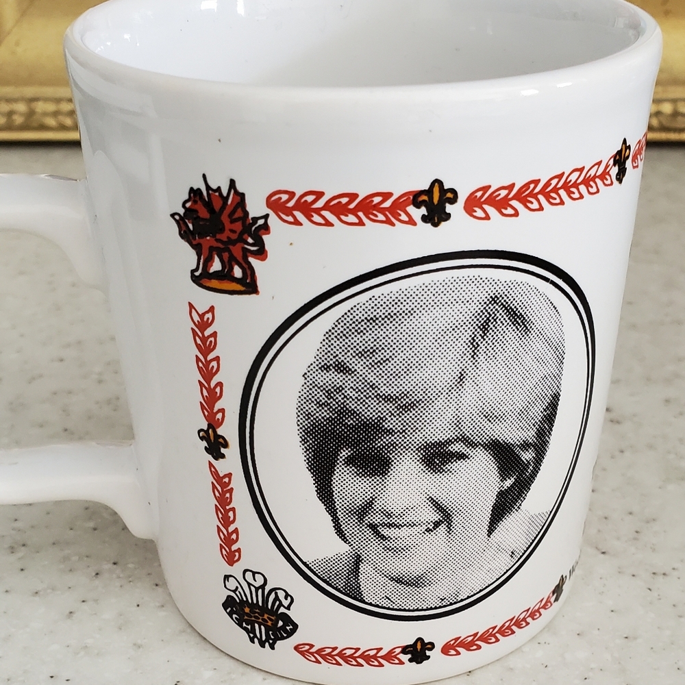 Vintage Princess Diana and Charlie mug